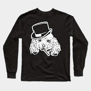 Poodle Wise Guy Long Sleeve T-Shirt